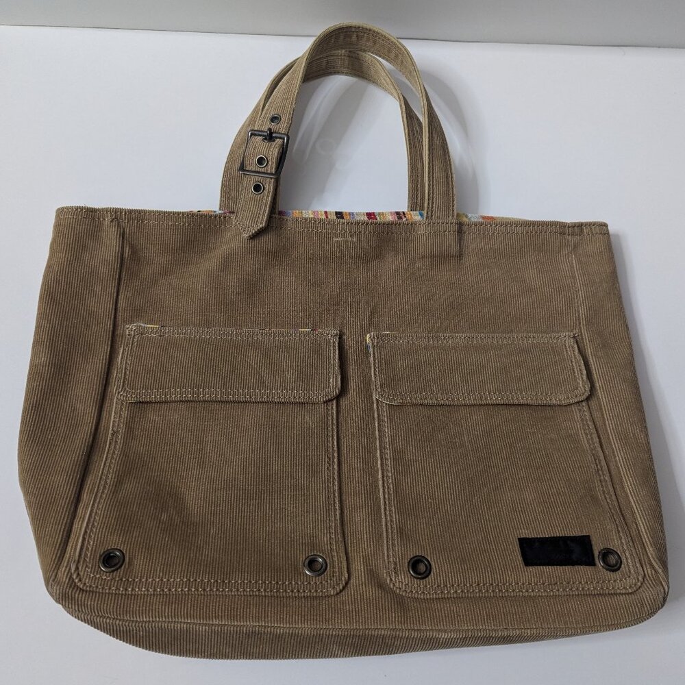 Authentic Vintage Paul Smith Corduroy "Swirl Series" Shoulder Bag